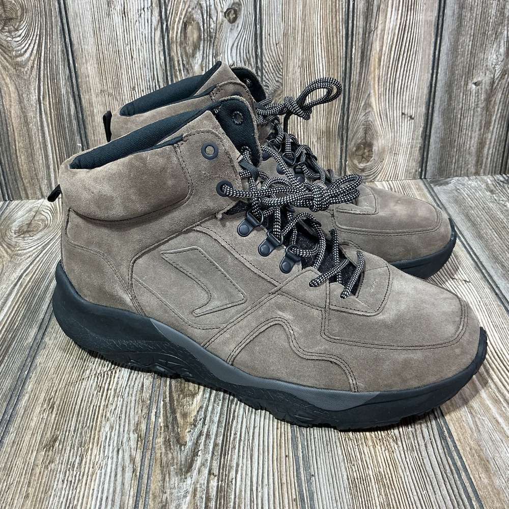 SAS Hi Country-Y Hiking Leather Water Resistant Boot Brown Lace Up Mens 13.5 W